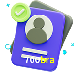 Tornar-se um membro do 700bra é muito simples